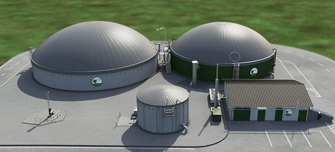 Interactive animation & HTML5 App for EnviTec Biogas